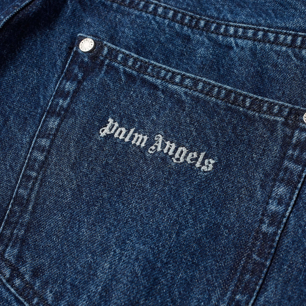Palm Angels Men's Frame Cargo Pant Indigo